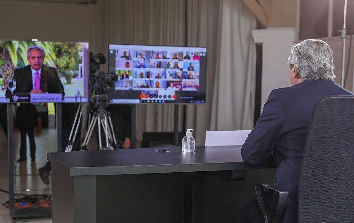 El presidente mantedrá un diálogo con los integrnates del Consejo Federal Argentina Contra el Hambre desde Olivos.