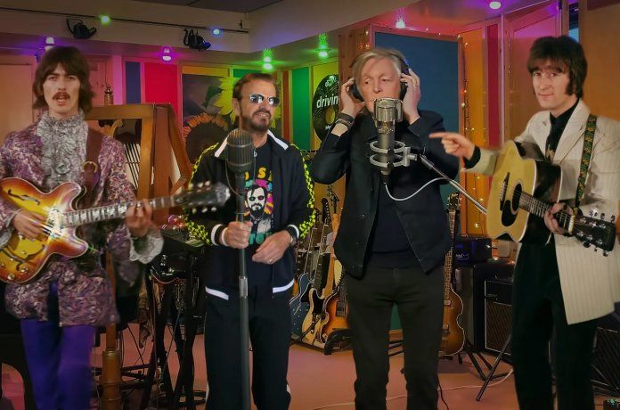 The Beatles nuevamente juntos en el videoclip de 