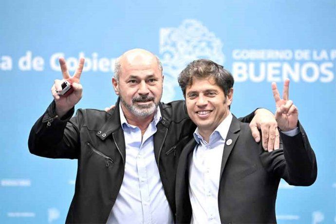 Mario Secco y Axel Kicillof. Mario Secco y Axel Kicillof.