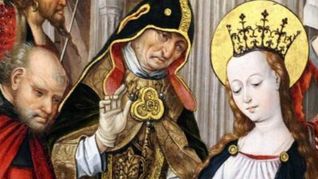 Santa Gúdula, patrona de la ciudad de Bruselas. Santa Gúdula, patrona de la ciudad de Bruselas.