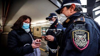 Italia extremó los controles de fronteras y libre circulación.