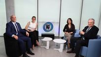 Elpresidente del IAPG, Ernesto López Anadón, y la directora ejecutiva de CAEM,Alejandra Cardona, formaron parte del cuarto panel de Ámbito Debate sobreEnergía y Minería.