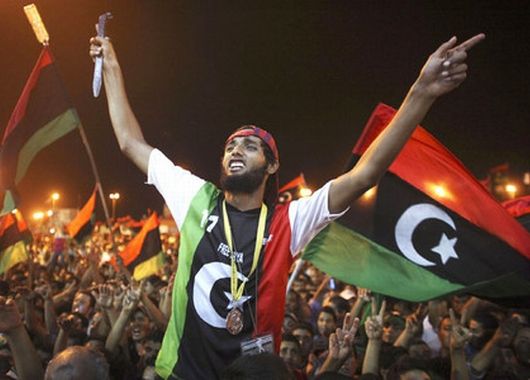 Rebeldes libios terminaron con la dictadura de Gadafi en octubre de 2011.