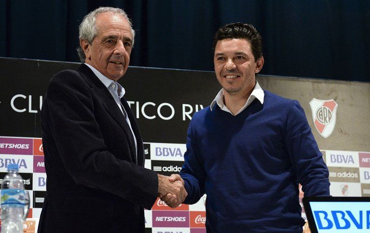 DOnofrio junto a Gallardo.