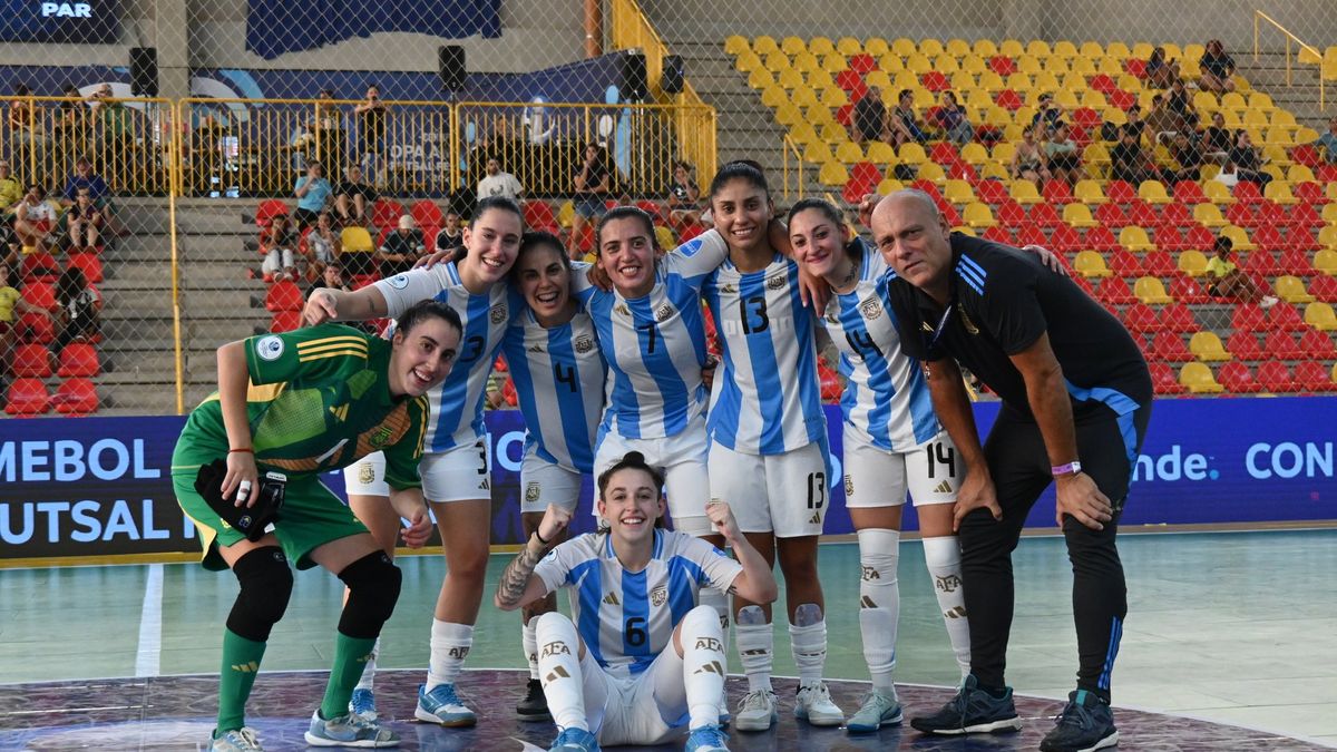 Historic Copa América for the Futsal Female: Argentina, finalist and classified to the World Cup