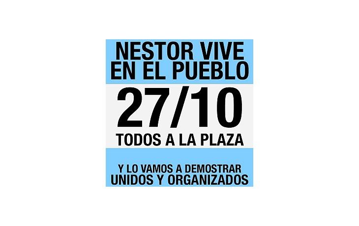 El afiche que distribuyen los seguidores K en las redes sociales.