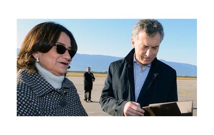 El Presidente visitó Catamarca, donde fue recibido por la gobernadora Lucía Corpacci.