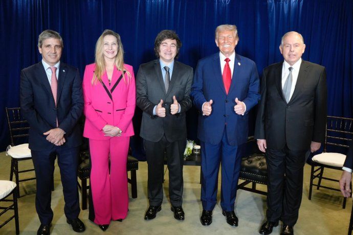 Javier Milei sumó una foto con Donald Trump en su último viaje a Estados Unidos. 