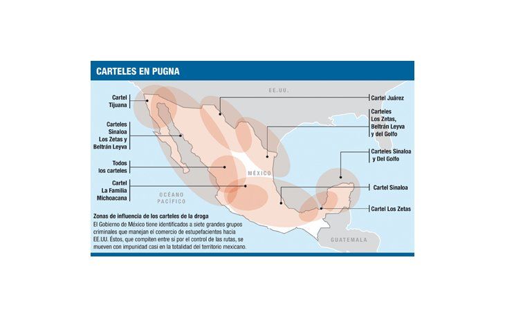 México: la violencia narco deja más de 10.000 muertos en el año