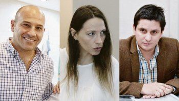 Martiniano Molina,&nbsp;Mayra Mendoza y&nbsp;Fernando Pérez.