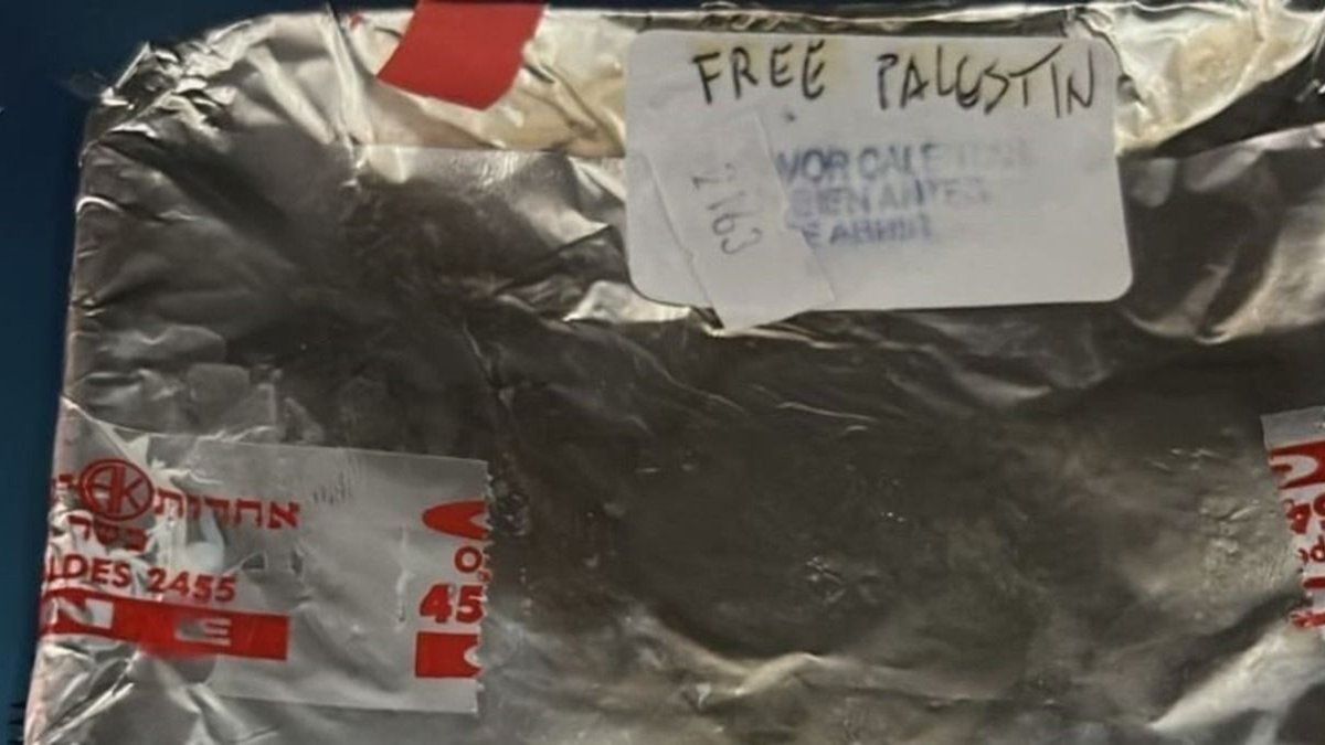 They denounce act of serious anti -Semitism on a slogan flight in favor of Palestine