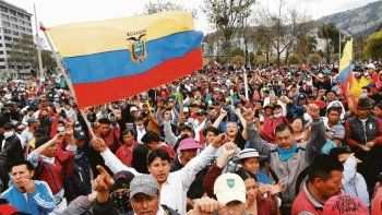 resistencia. Los indígenas organizados en la Conaie persisten en la protesta contra el ajuste y recuperan el poder que tuvieron de 1996 a 2007.