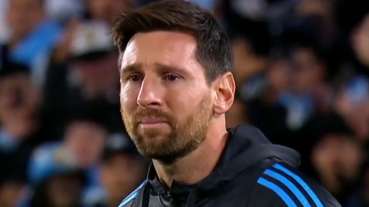 Lionel Messi was excited in his last official match with the Argentine National Team in the country