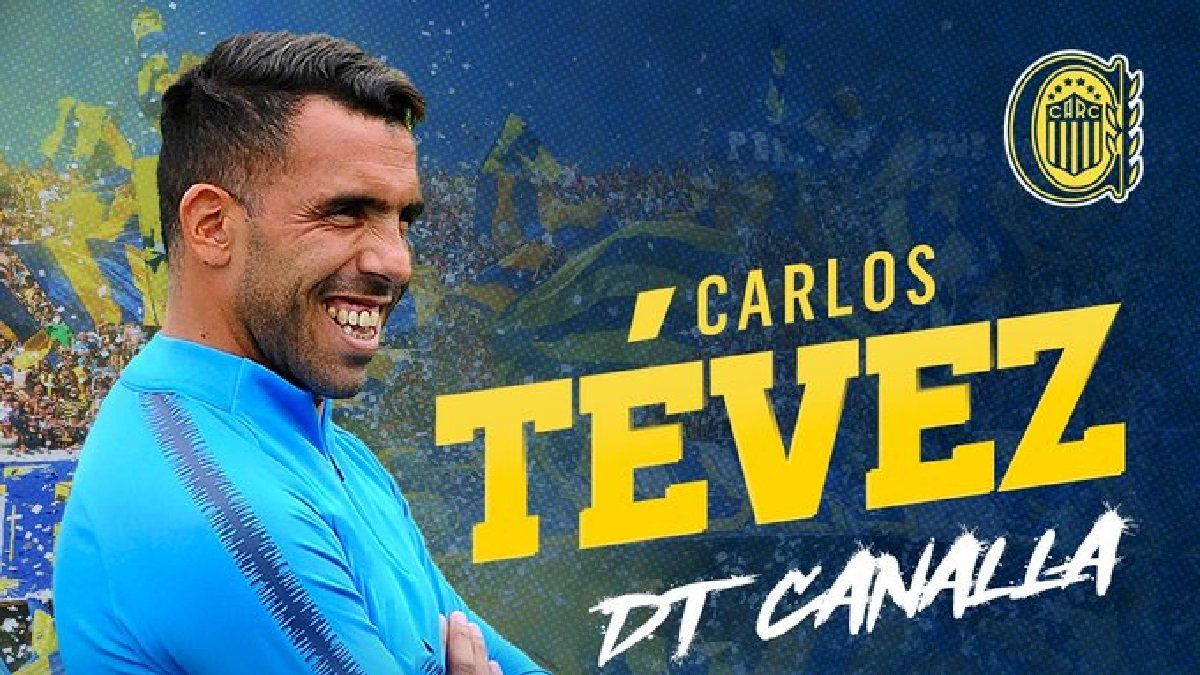 Rosario Central presented Tevez as the new DT with a video on the networks