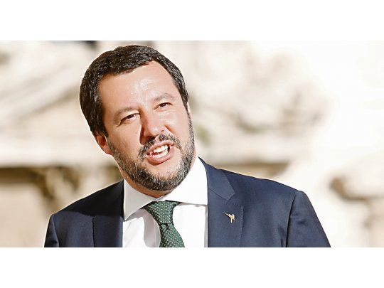RESIGNADO. “Nos toca desafortunadamente quedarnos con los gitanos de nacionalidad italiana”, dijo el polémico Matteo Salvini.