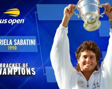 Gabriela Sabatini ganó el US Open (virtual) de campeones.