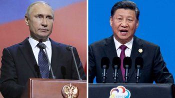 Vladimir Putin y Xi Jinping