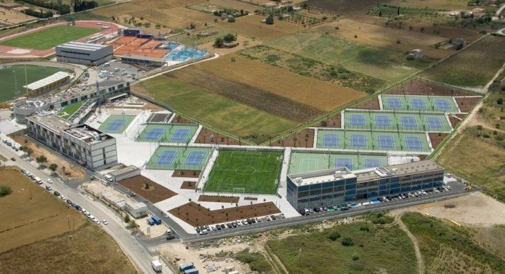 Imagen aérea de la Rafa Nadal Academy Imagen aérea de la Rafa Nadal Academy