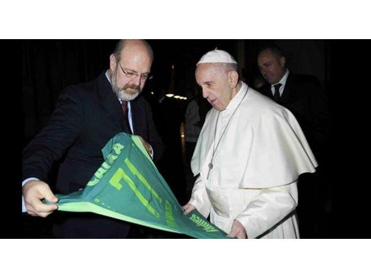 A fines del año pasado el Sumo Pontífice recibió a los directivos del club brasileño cuyo accidente de avión dejó 71 muertos.