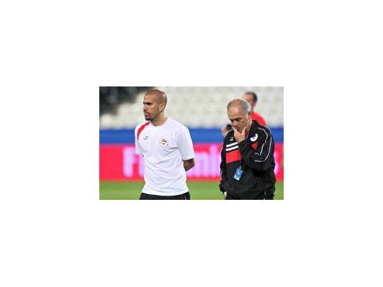 Otros tiempos: Juan Sebastián Verón y Alejandro Sabella juntos.