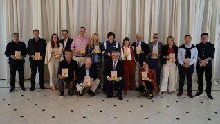 El mandatario libertario reunió a la tropa en la residencia oficial. El mandatario libertario reunió a la tropa en la residencia oficial.