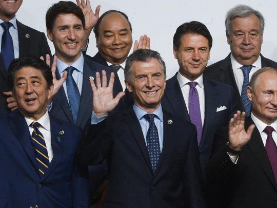 Macri, en la foto de familia del G20.