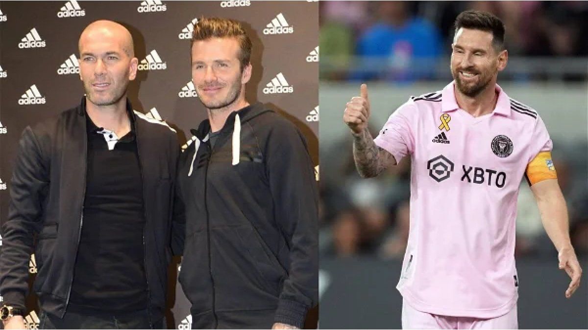 MLS 2023 - 2024: Lionel Messi, Zinedine Zidane y David Beckham posan juntos  en una foto invaluable y llena de talento