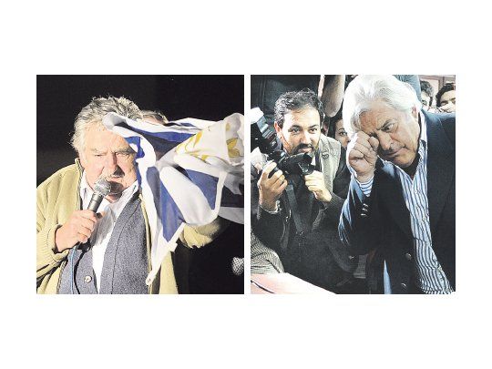 El frenteamplista José Mujica votó temprano y el blanco Luis Lacalle lo hizo por la tarde. El escrutinio reflejó una sociedad dividida casi por partes iguales entre izquierda y derecha.
