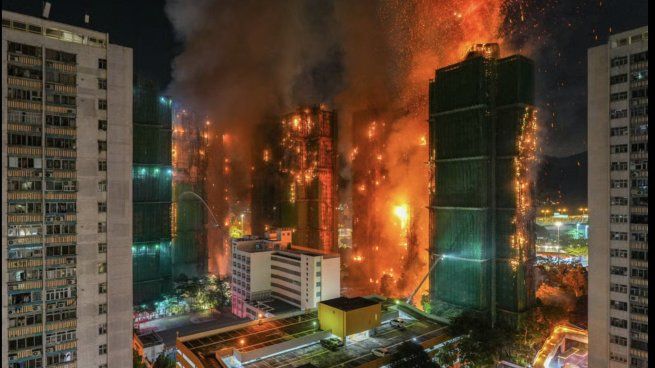 Incendio Hong Kong - Colombia HK