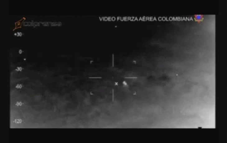 El ataque al campamento FARC, desde el aire
