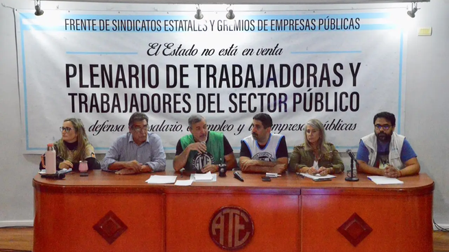 Plenario nacional de delegados del Frente de Gremios Estatales y Gremios de Empresas Públicas de ATE