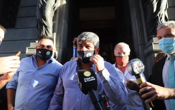 Pablo Moyano en el Congreso de la Nación.