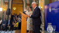 Mario Lubetkin lanzó guiños al Mercosur en su asunción al frente de la Cancillería.