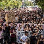 Las protestas estudiantiles también se hicieron sentir en Grecia.
