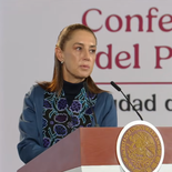 Claudia Sheinbaum en la Mañanera del Pueblo.&nbsp;