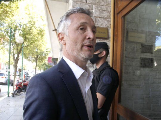El candidato por la alianza entre La Libertad Avanza y el PRO, Fernando De Andreis. 
