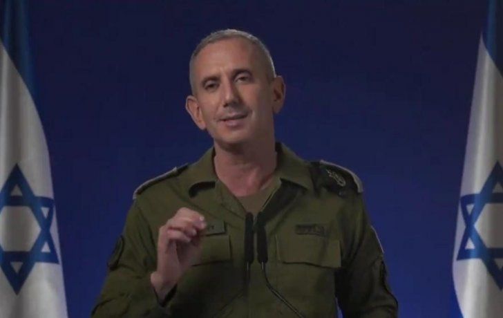 El portavoz de las Fuerzas de Defensa de Israel, el contraalmirante Daniel Hagari, confirmó el ataque