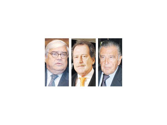 Héctor Méndez, Jorge Brito y Eduardo Eurnekian