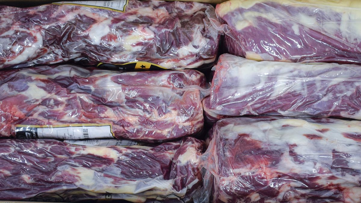 The United States has established itself as the main destination for frozen boneless beef
