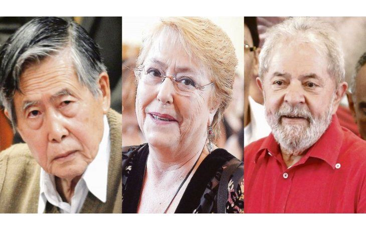 ámbito.com | Alberto Fujimori, Michelle Bachelet y Luiz Inácio Lula da Silva