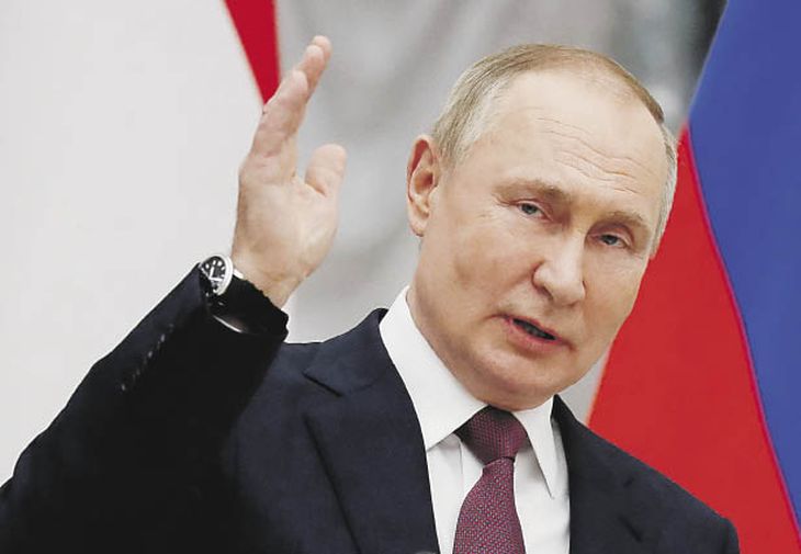 MALESTAR. El presidente Vladímir Putin manifestó su preocupación por la posibilidad de que Ucrania se una a la OTAN.