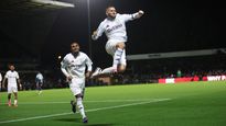 Buendía marcó su primer gol tras su regreso por su grave lesión.