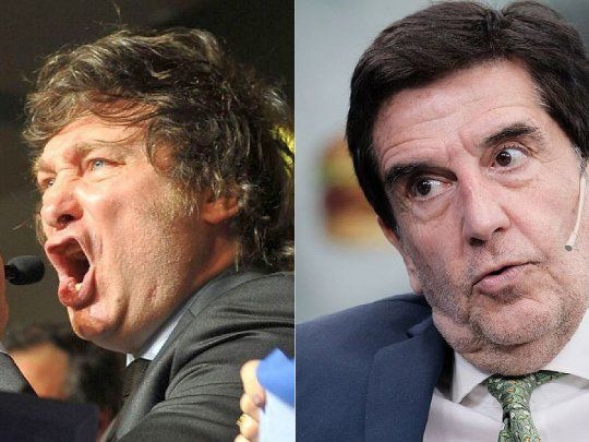 Javier Milei y Carlos Melconian.