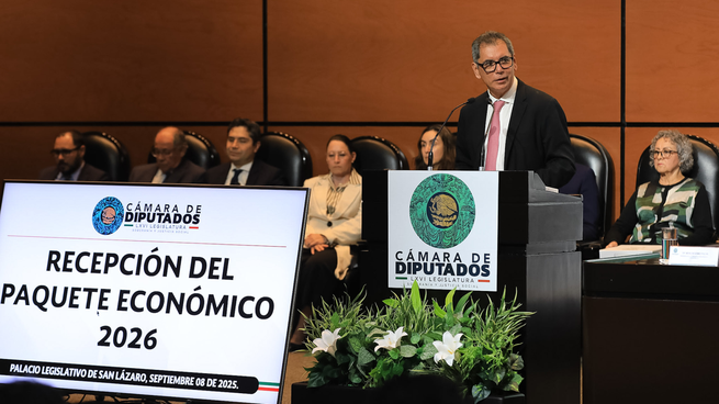 El Paquete Económico 2026 ya fue entregado a Diputados.