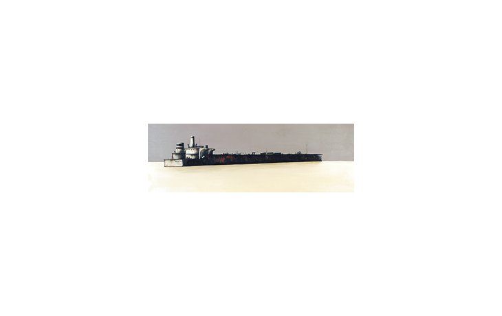 «El barco», pintura de María Martha Pichel, una de las artistas que mañana cuelgan sus obras en el Pabellón de las Artes de la UCA, bajo el título «Muestra 4».