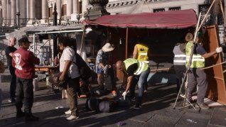 El Gobierno porteño desalojó el acampe del Malón de la Paz en la esquina del Congreso