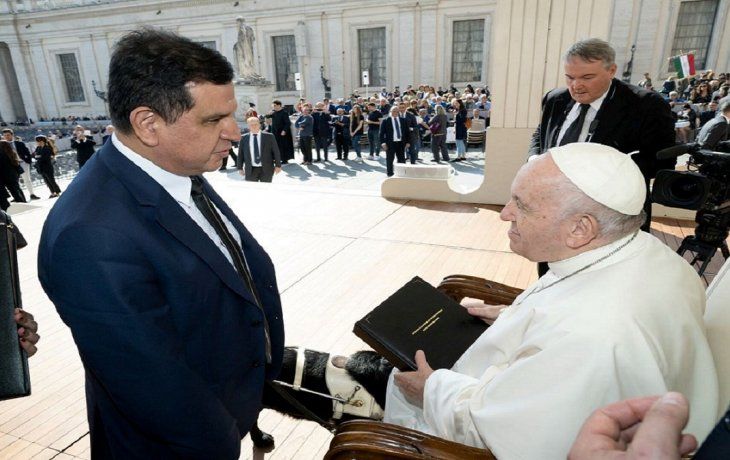 El Papa recibió al titular de ANDIS.&nbsp;