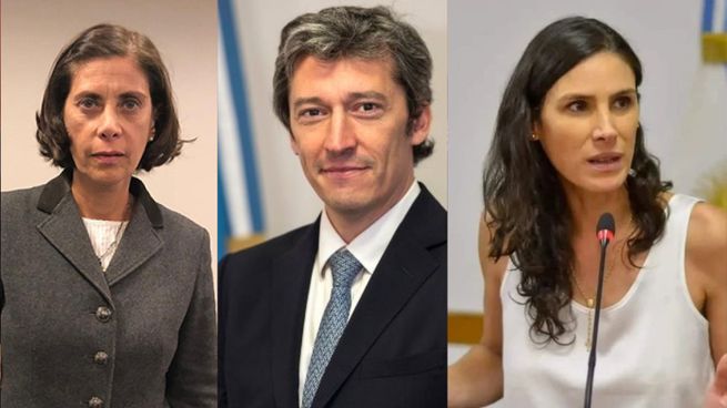 Mónica Almada, Juan Ignacio Forlón y Pamela Calletti.