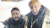 andes. Juan Bayona y el autor Pablo Vierci durante el rodaje del film.