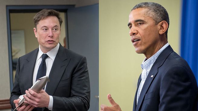 Elon Musk y Barack Obama